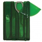 Маникюрный набор 'Свисс Кард', 6 предметов, цвет - зеленый
