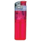 TOKAI, зажигалка пьезо, P12S Electronic, цвет - прозрачный розовый