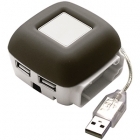 USB- разветвитель с дополнительным портом для подзарядки мобильного телефона (Samsung, Siemens, Motorolla, Sony Ericsson, Nokia, длина провода 140см)