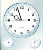 Часы настенные с термометром и гигрометром