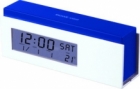 Часы настольные с будильником, календарем, термометром и подсветкой
